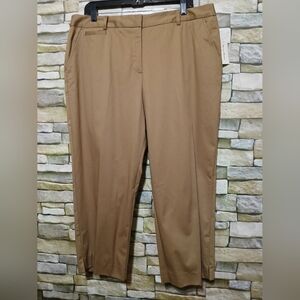 Studio Works‎ Tan Khaki Capris Sz 18 New